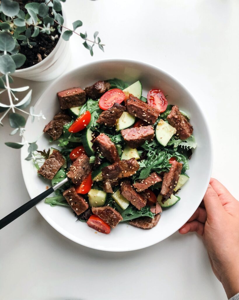 Steak salad